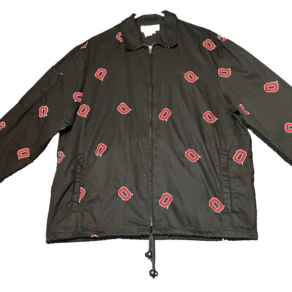 Casey Coleman Jackets & Blazers - Casey Coleman Ohio State Jacket Women Size 1X Black OSU Buckeyes Lightweight Vtg